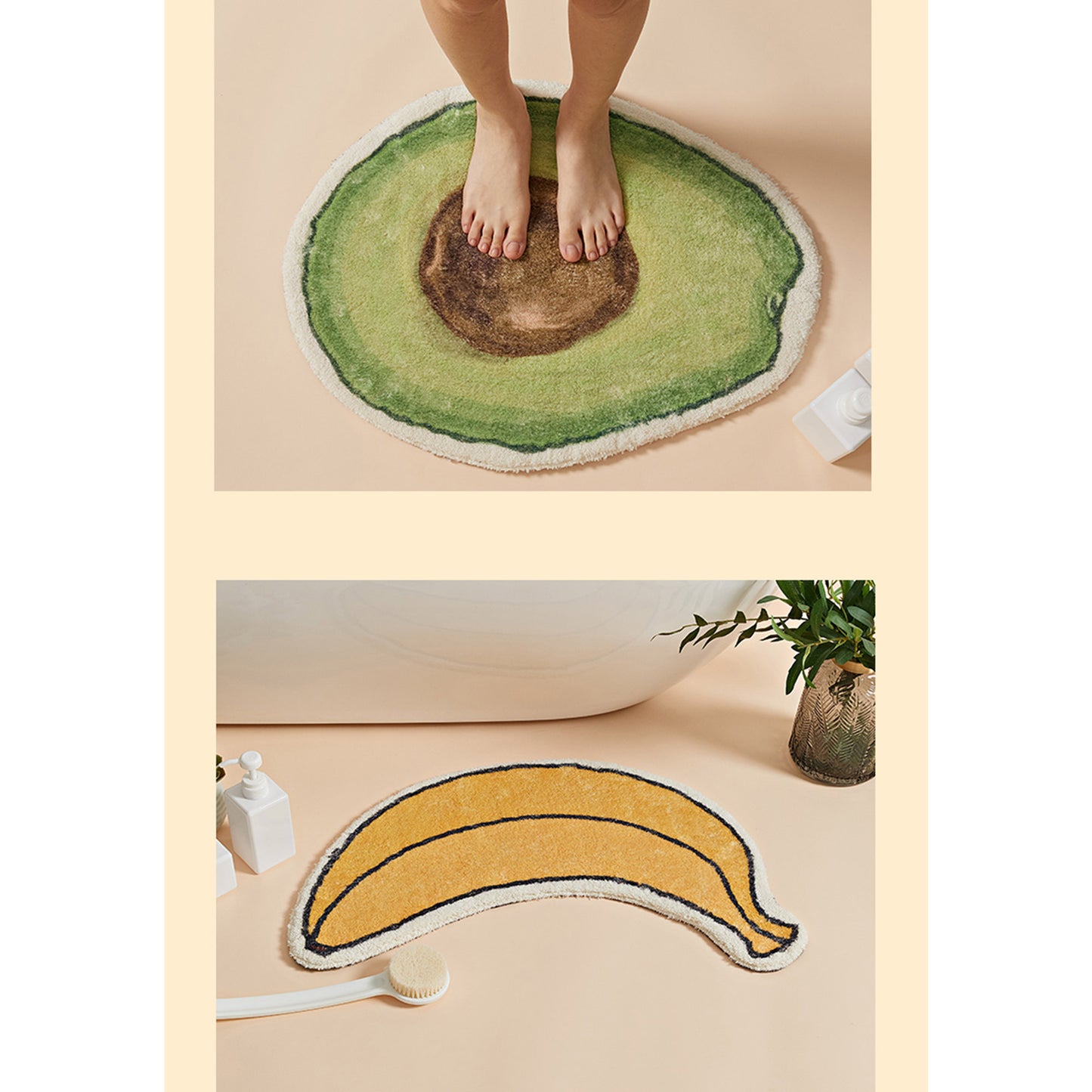 banana bath decor 