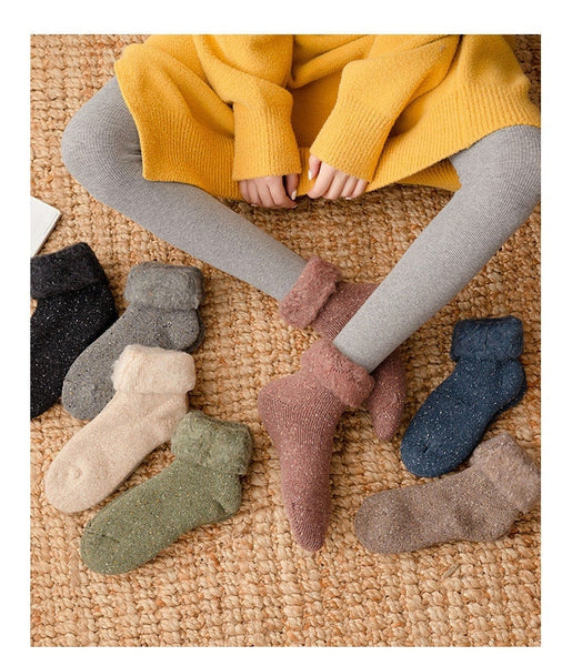 3 pairs of extra thick warm socks for outdoor & Indoor